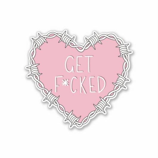 明示的な有床配線ハート シール (正面)