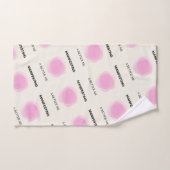 明示、表示、前向きスピリチュアル バスタオルセット (ハンドタオル)