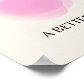 明示、表示、前向きスピリチュアル ポスター (角)