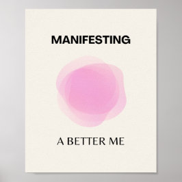 明示、表示、前向きスピリチュアル ポスター