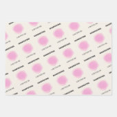 明示、表示、前向きスピリチュアル ラッピングペーパーシート (正面2)