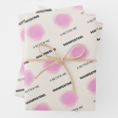 明示、表示、前向きスピリチュアル ラッピングペーパーシート (インサイチュ)