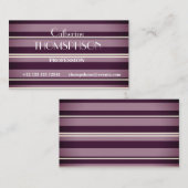 明細エレガント名刺 名刺 (正面/裏面)