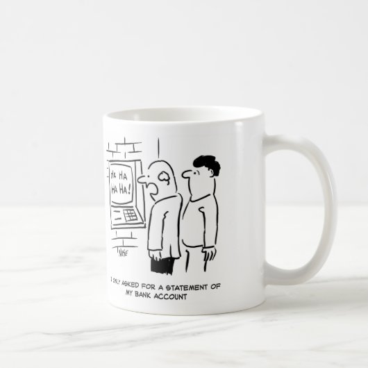 明細書の頼銀行顧客ATM コーヒーマグカップ (右)