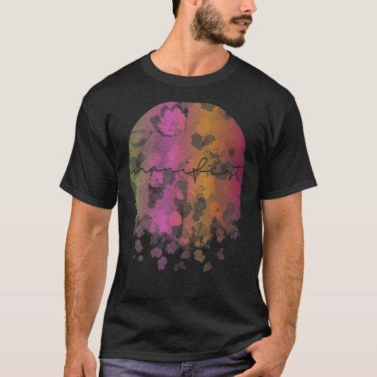 明細書マニフェストアートT高Vibes抽象芸術F Tシャツ (正面)