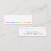 明細書ミニマル名刺 スキニー名刺 (正面/裏面)