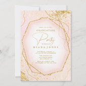 明細素晴らし金ゴールド抽象芸術卒業赤面ID907 (裏面)