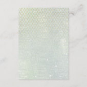 明細素晴らし金ゴールド抽象芸術詳細Sage ID867 エンクロージャーカード (裏面)