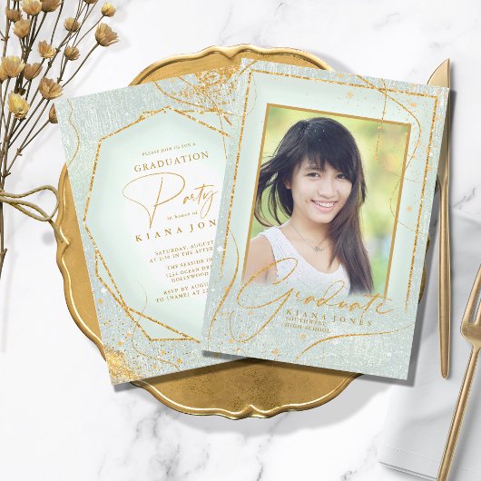 明細金ゴールド素晴らし抽象芸術卒業セージID907