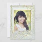 明細金ゴールド素晴らし抽象芸術卒業セージID907 (正面)