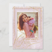 明細金ゴールド素晴らし抽象芸術卒業メジャーID907 (正面)