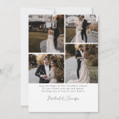 +明結婚したるい台本の書道のアーチ写真 シーズンカード (裏面)