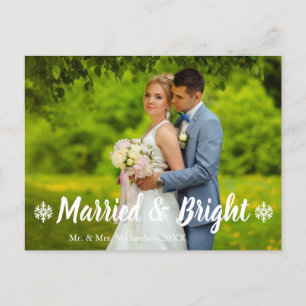 明結婚したるい結婚の写真 シーズンポストカード