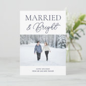 明結婚したるい青のスクリプモダント シーズンカード (スタンド正面)