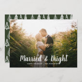 明結婚したるく |カップル初めてのクリスマスの写真 シーズンカード (正面/裏面)