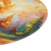 明絵を描るい色の風景–96771 カッティングボード (角)