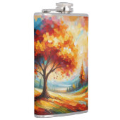 明絵を描るい色の風景–96771 フラスク (右)