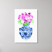 明花瓶 キャンバスプリント (正面)