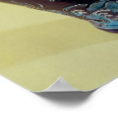 明花瓶(3色の装飾) ポスター (角)