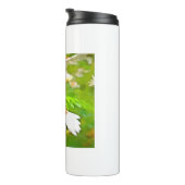 明芸術的るいカラフルホワイトガーデンデイジーv5 タンブラー (回転右)