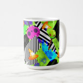 明芸術的るく輝くゼリーはっきりしたハロウィン コーヒーマグカップ (正面右)