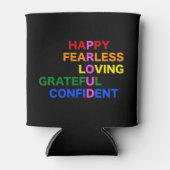 明誇りを持ったるい黒 缶クーラー (正面)