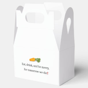 「明食べ日のために飲みメリーに行け、我々のダイエット」 フェイバーボックス