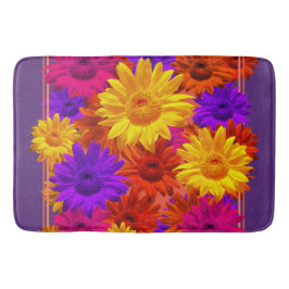 明鮮やかるいカラフルひまガーリーわり バスマット