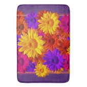 明鮮やかるいカラフルひまガーリーわり バスマット (正面縦)