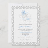 昔々おとぎ話の王子ベビーシャワー 招待状 (正面)