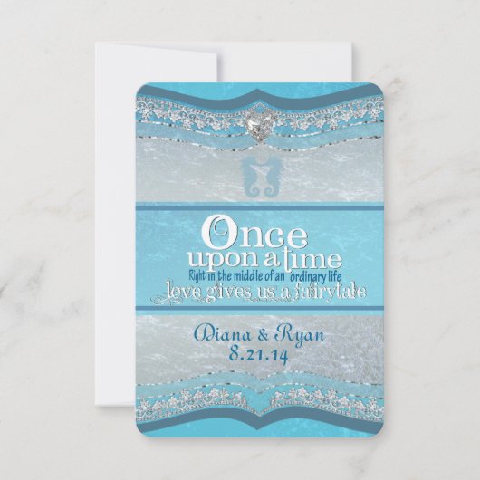 昔々サンキューカードを結婚すること サンキューカード (正面)