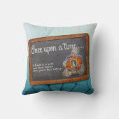 昔々シリーズ1つのカボチャキャリッジ枕 クッション (裏面)