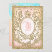 昔々プリンセスの招待状 招待状 (正面/裏面)