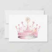 昔々プリンセス誕生日 サンキューカード (裏面)