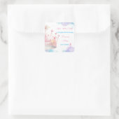 昔々プリンセス誕生日 スクエアシール (バッグ)