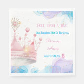 昔々プリンセス誕生日 スタンダードランチョンナプキン (正面)