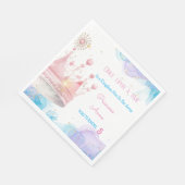 昔々プリンセス誕生日 スタンダードランチョンナプキン (角)