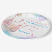 昔々プリンセス誕生日 ペーパープレート (アングル)