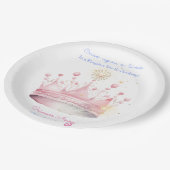 昔々プリンセス誕生日 ペーパープレート (アングル)
