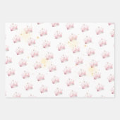 昔々プリンセス誕生日 ラッピングペーパーシート (正面3)