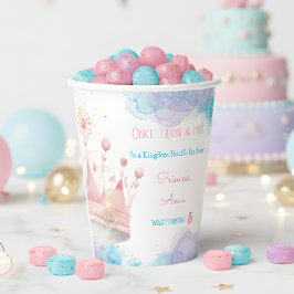 昔々プリンセス誕生日 紙コップ