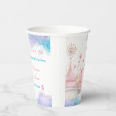 昔々プリンセス誕生日 紙コップ (右)