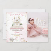 昔々プリンセス1stパーティー写真招待状 招待状 (正面)