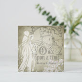 昔々ヴィンテージのタンの招待状 招待状 (スタンド正面)