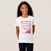 昔々女の子の素晴らしいジャージーのTシャツ Tシャツ (正面フル)