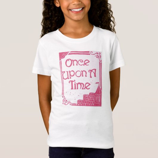昔々女の子の素晴らしいジャージーのTシャツ Tシャツ (正面)