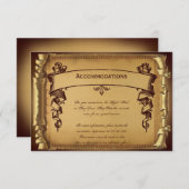 昔々挿入物カードを結婚すること エンクロージャーカード (正面/裏面)