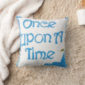 昔々青い枕で クッション (ブランケット)