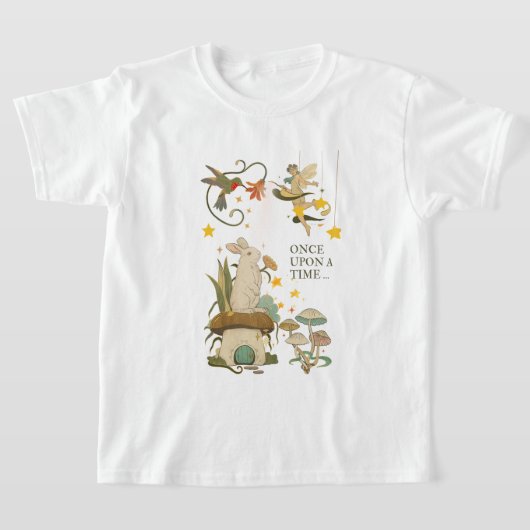 昔々：おとぎ話の子供たち Tシャツ (レイダウン)