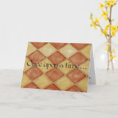 「昔々…」 カード. カード (黄色い花)